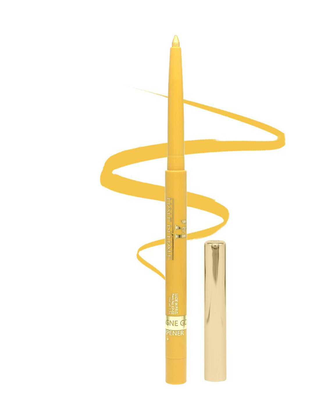 Half N Half One Stroke Defining Auto Eyeliner Kohl Kajal - Champagne Gold