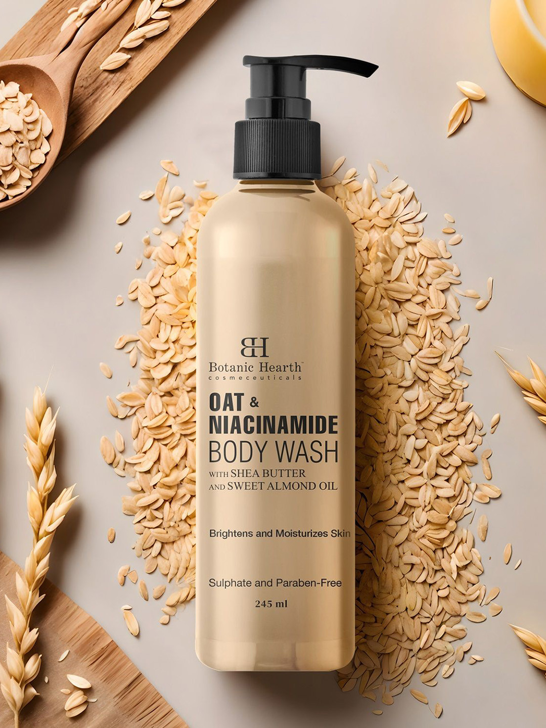 Botanic Hearth Oat & Niacinamide Body Wash -245ml