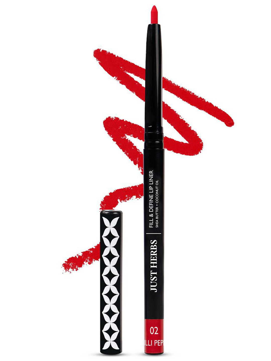 Just Herbs Fill & Defined Lip Liner With Shea Butter - 0.3g - Chilli Pepper 02