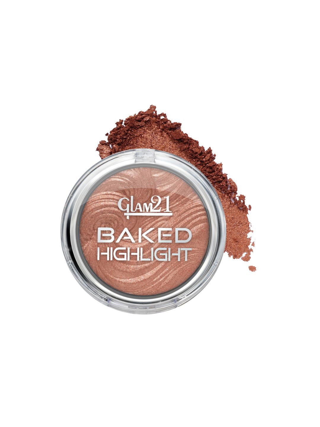 GLAM21 Silky Pigments Metallic Finish Shimmer Baked Highlighter 10g - Shade 04