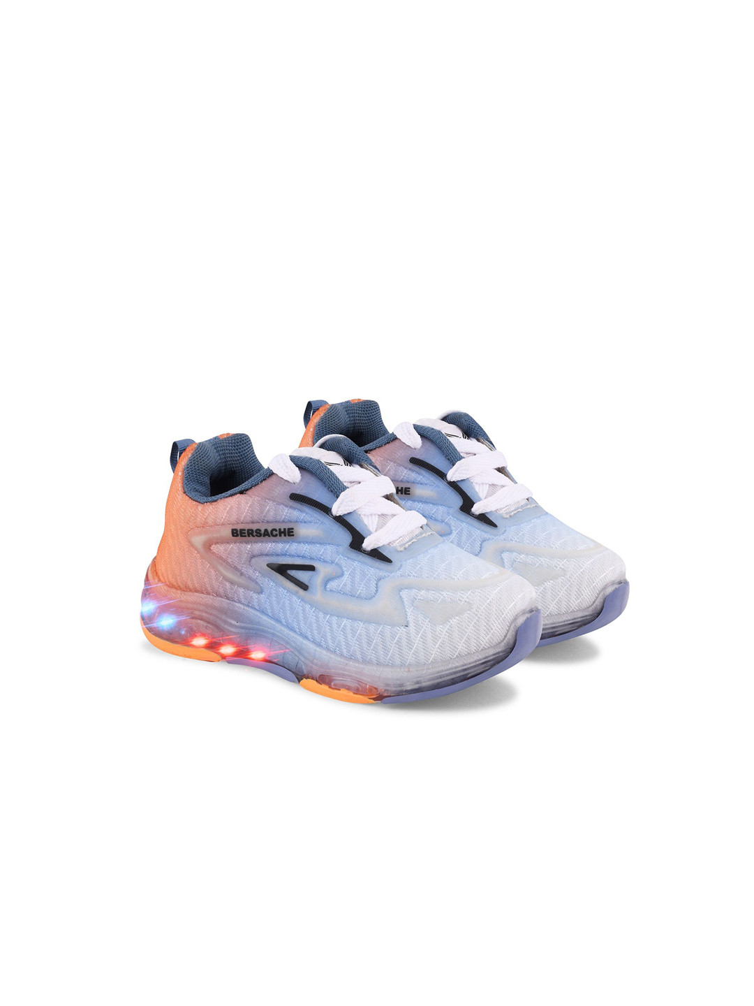 BERSACHE Boys Everyday Lace-Ups Sneakers With LED