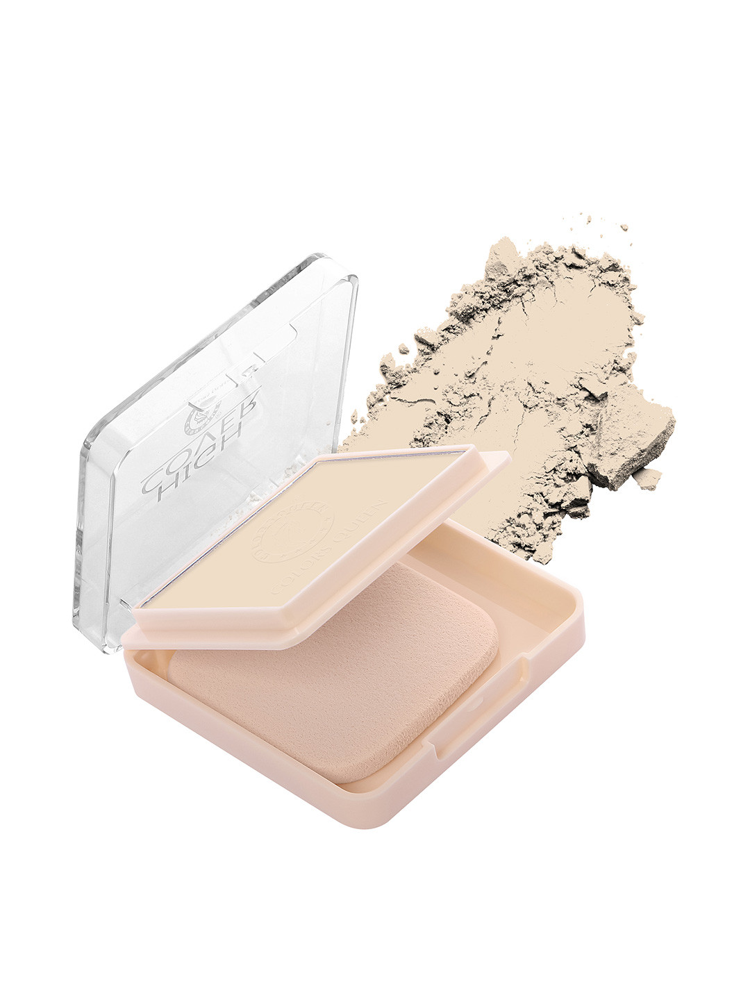 Colors Queen High Cover Silk Compact Powder - Porcelain 01