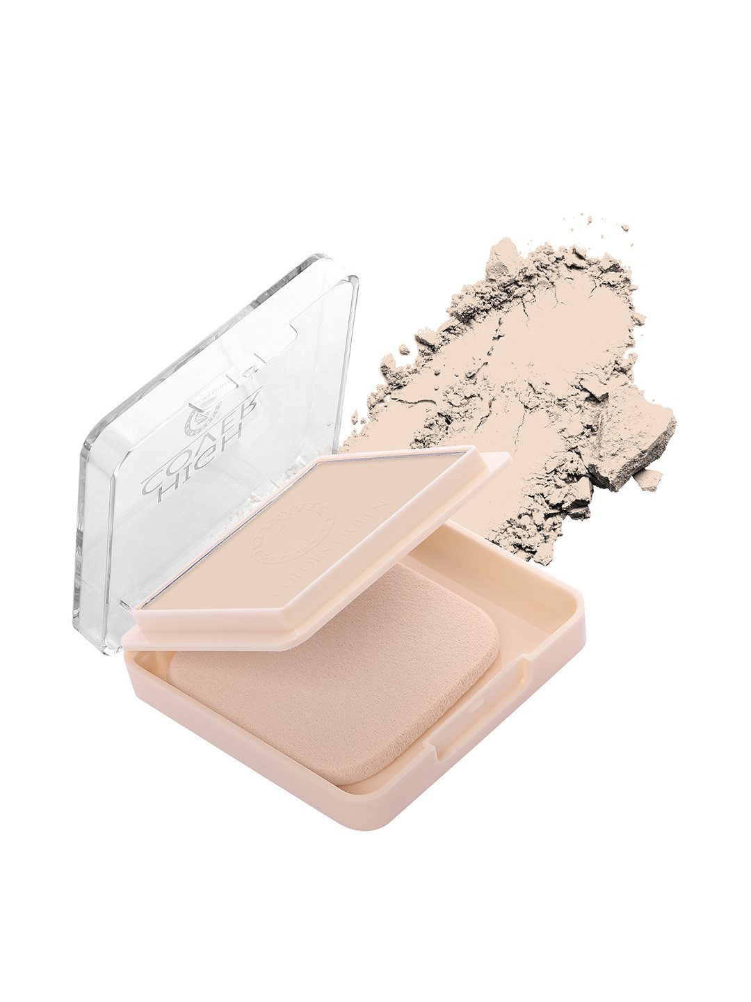 Colors Queen High Cover Silk Compact Powder - Creamy Beige 07