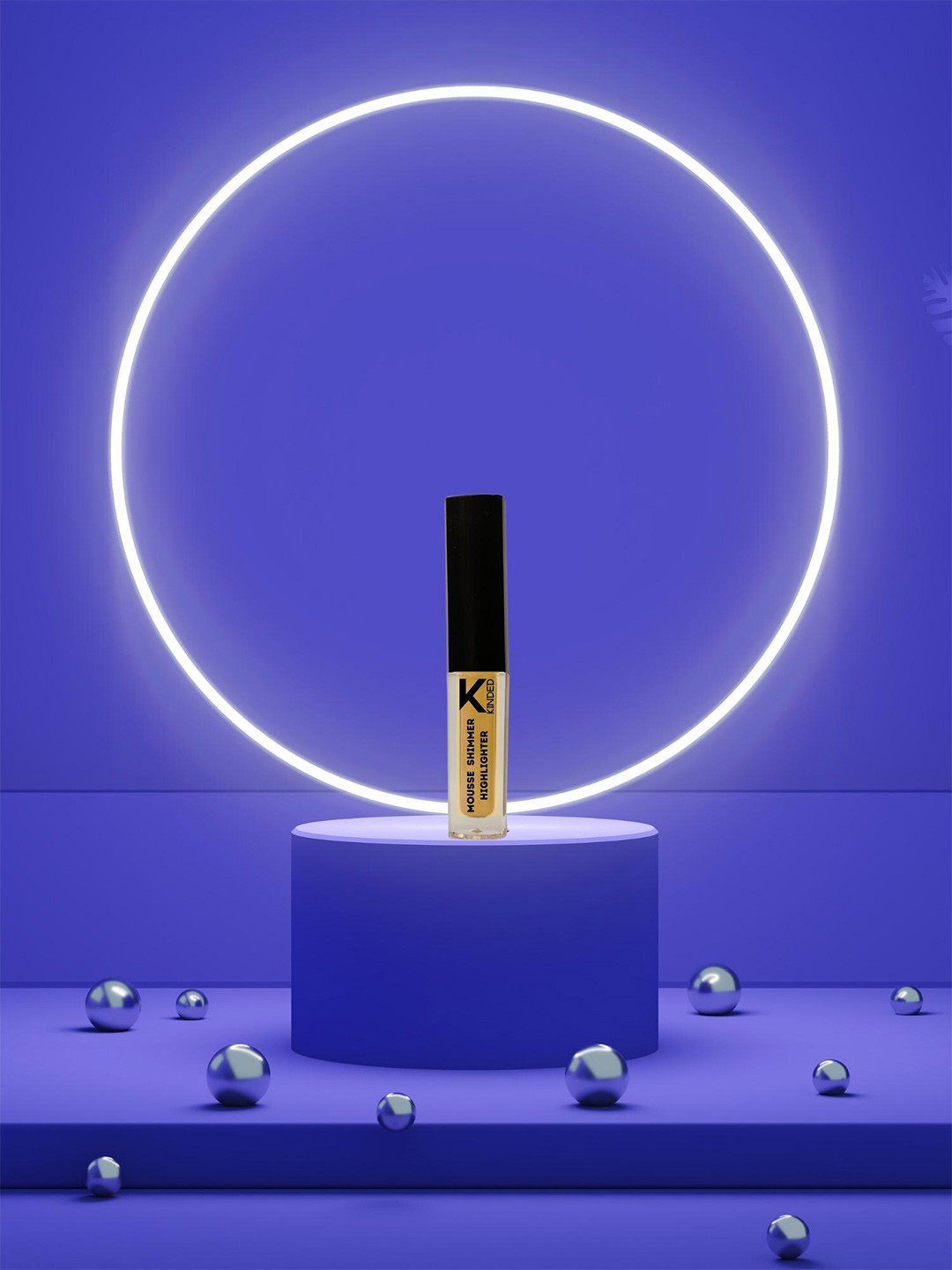 KINDED Mousse Shimmer Liquid Highlighter Illuminator 3ml - Golden Glaze 04