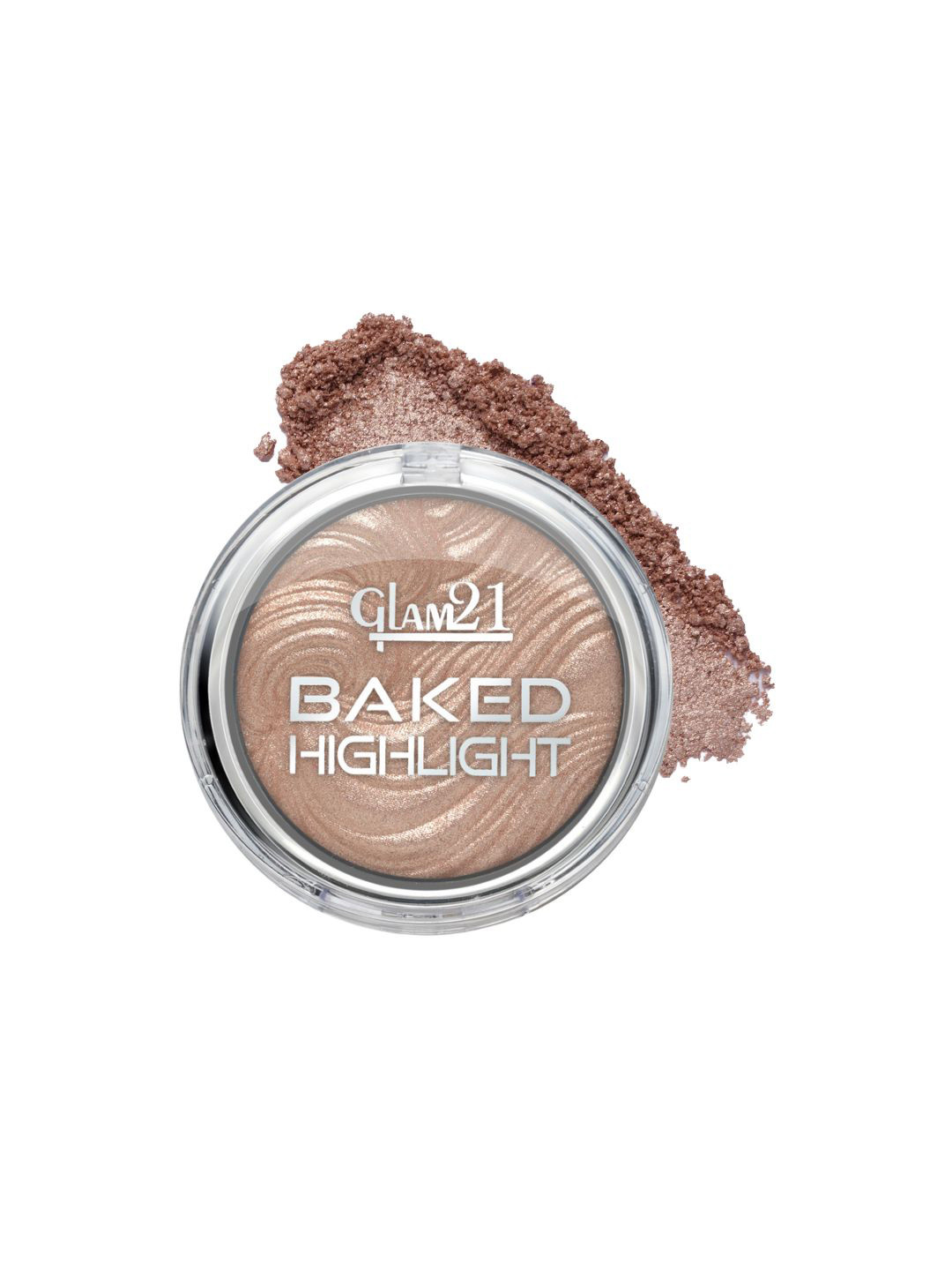GLAM21 Silky Pigments Metallic Finish Long Lasting Shimmer Baked Highlighter 8g - Shade 03