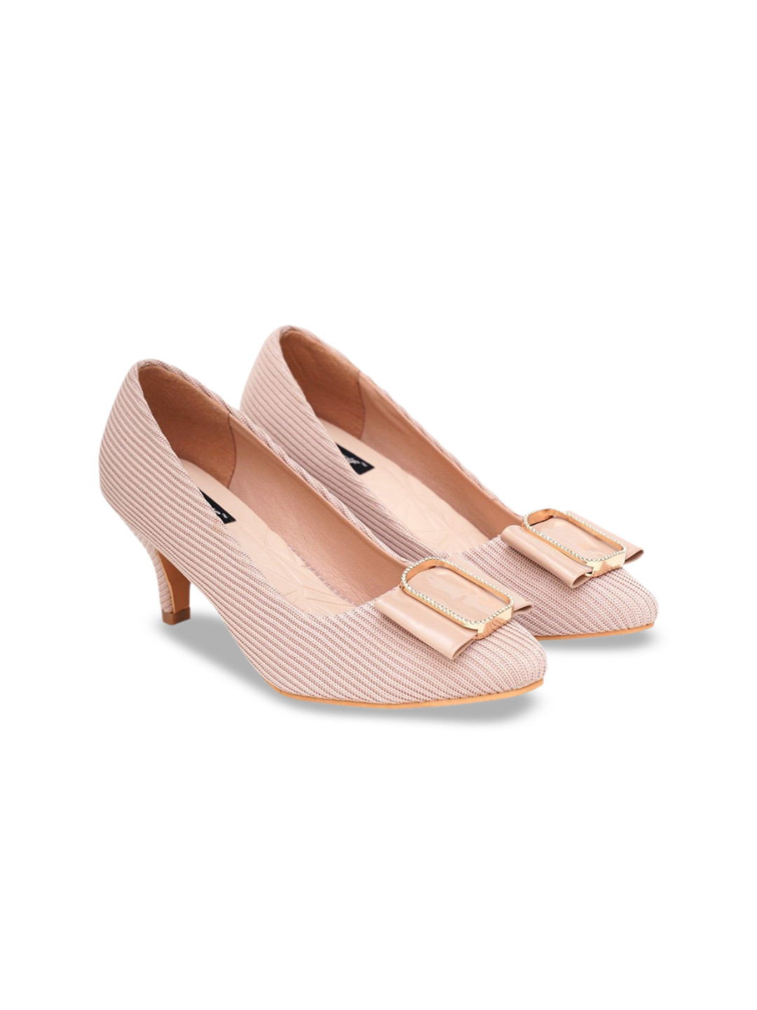Sherrif Shoes Synthetic Heel Pumps