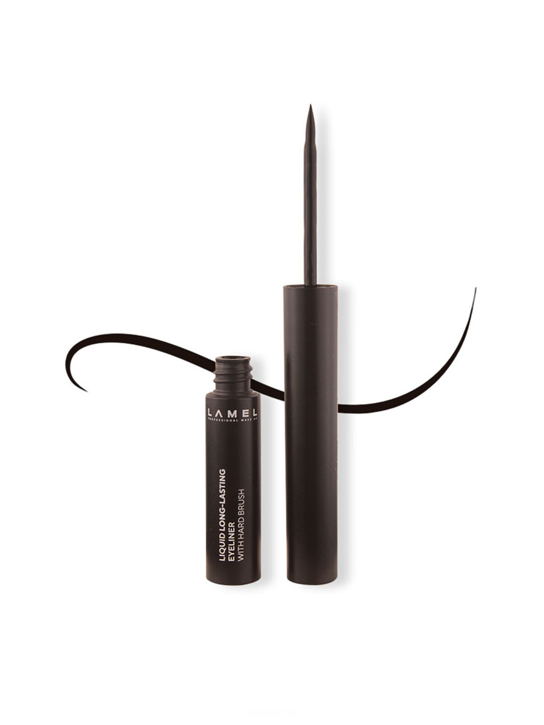 LAMEL Professional Long-Lasting Liquid Eyeliner with Hard Brush 3.5ml - Black 402
