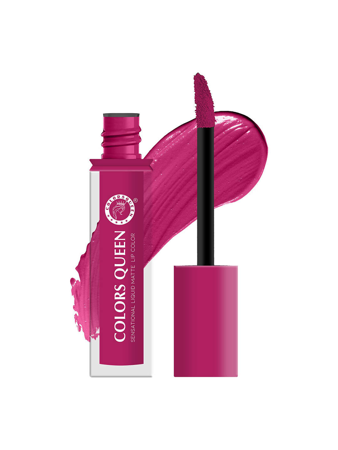 Colors Queen Sensational Liquid Matte Lip Color Lipstick - 7g - Fuscia Pink 17