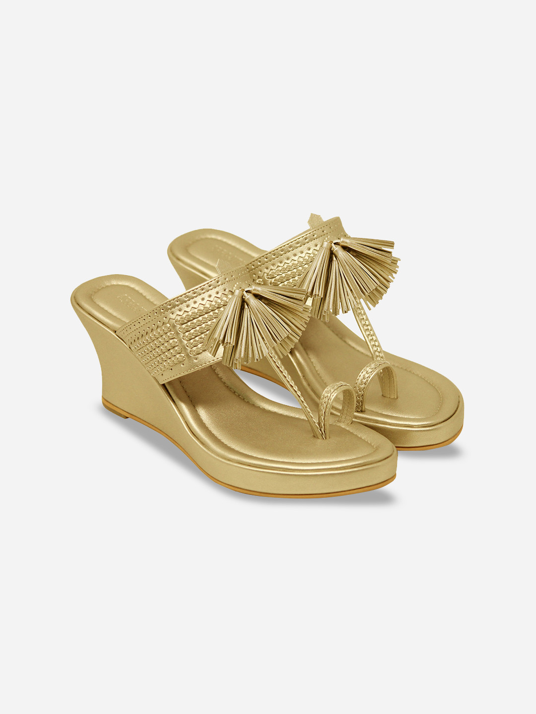 Aprajita Toor Ethnic Wedge Sandal with Tassels