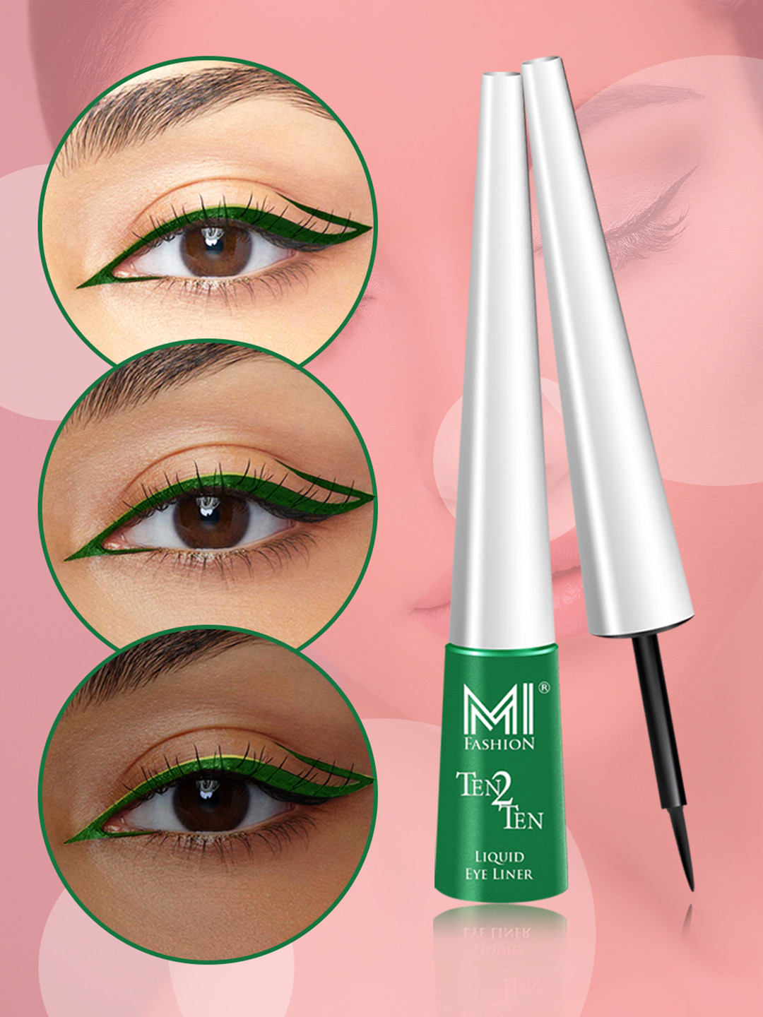 MI FASHION Ten-2-Ten Long-Stay Waterproof Liquid Eyeliner 4ml - Shade 04