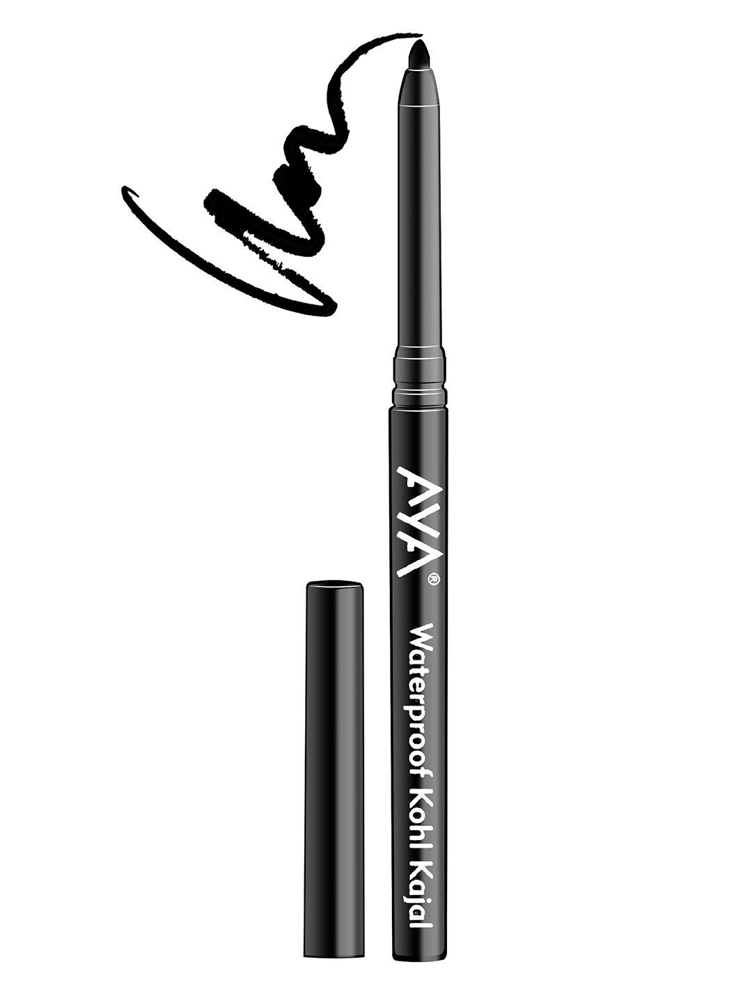 AYA Waterproof Kohl Kajal- Jet Black