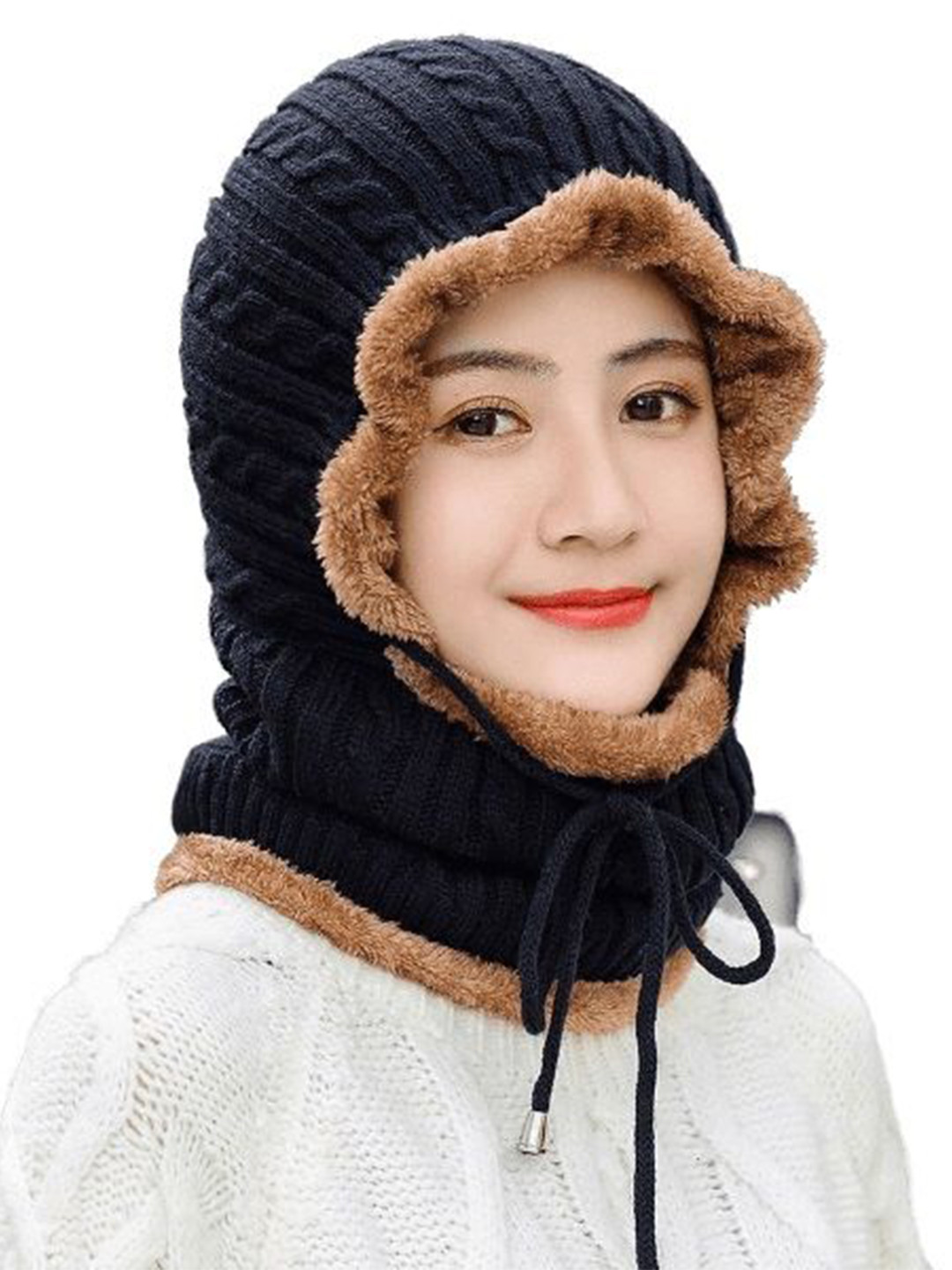 Alexvyan Women Self Design Balaclava