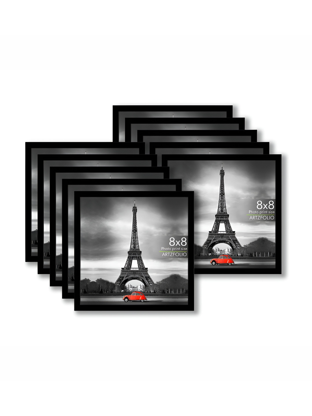 ArtzFolio Black 8 to 12 Pieces Wood Wall Photo Frames