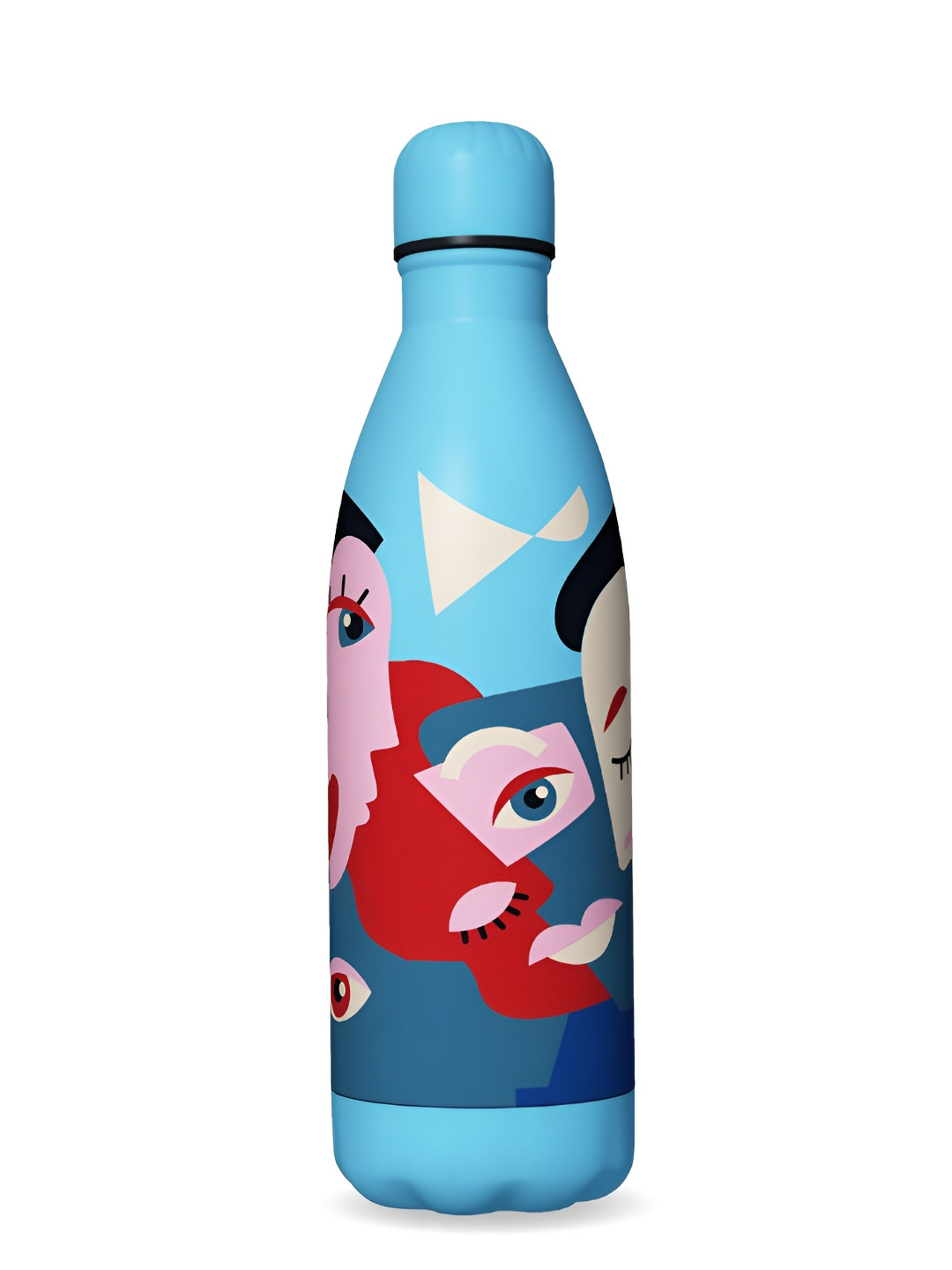 Speedex Aesthetic Blue Conversational Stainless Steel Light-weight Water Bottle - 750ml