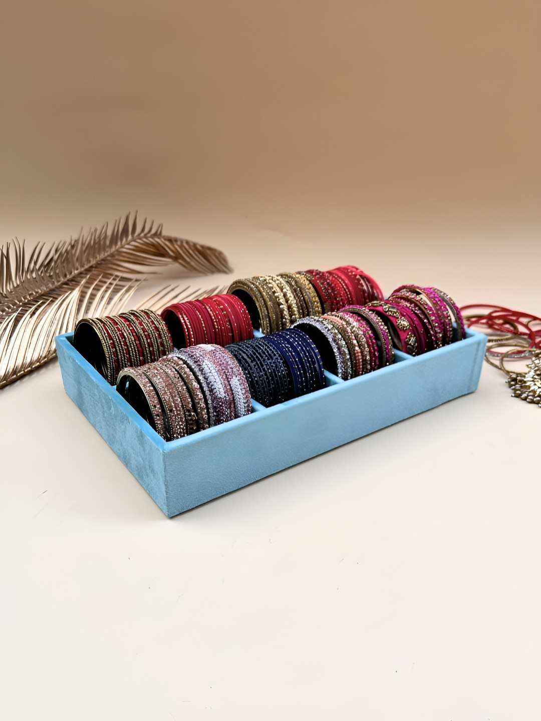 La Trove Blue Bangle Jewellery Organiser