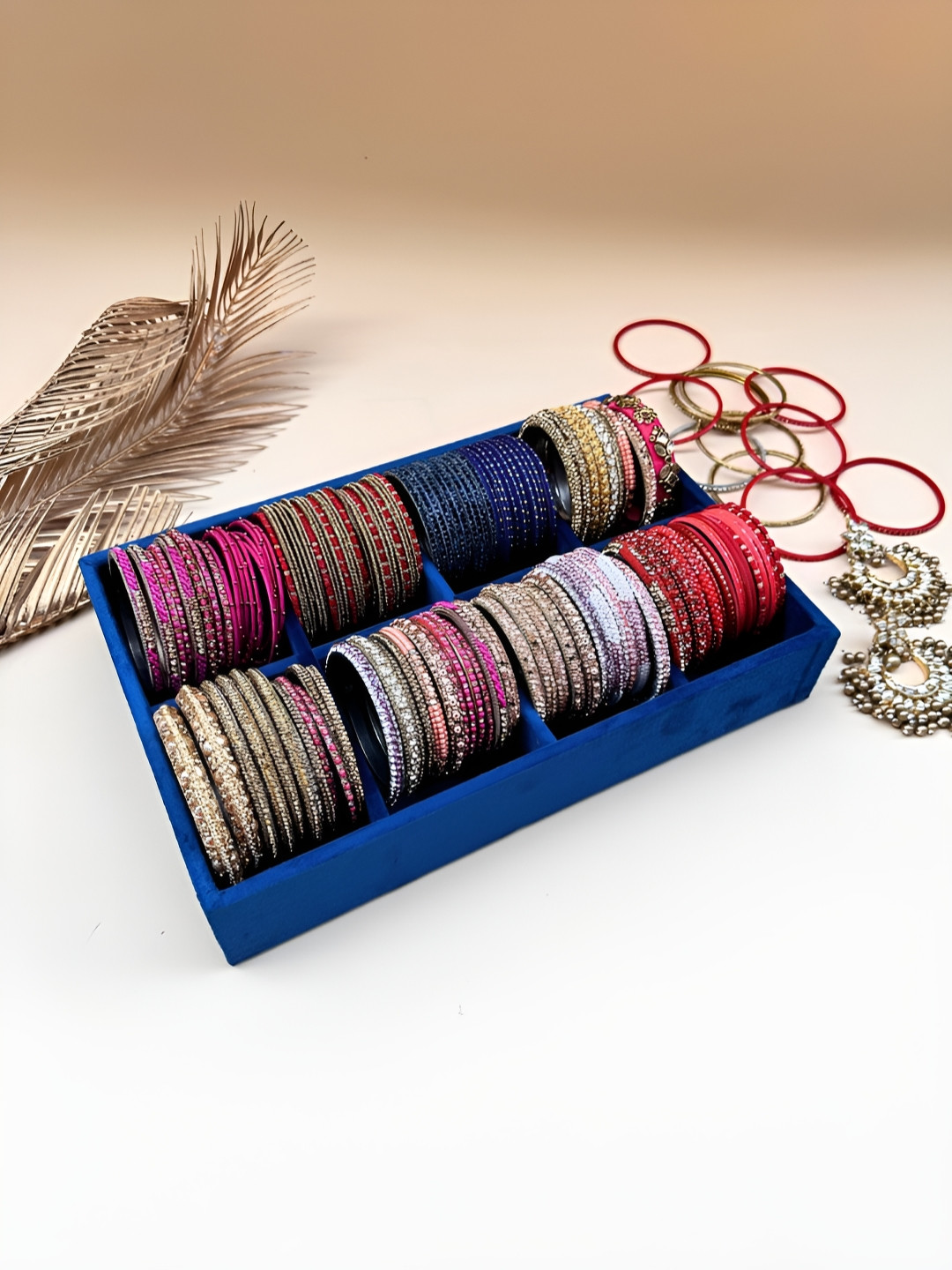 La Trove Blue Bangle Jewellery Organiser