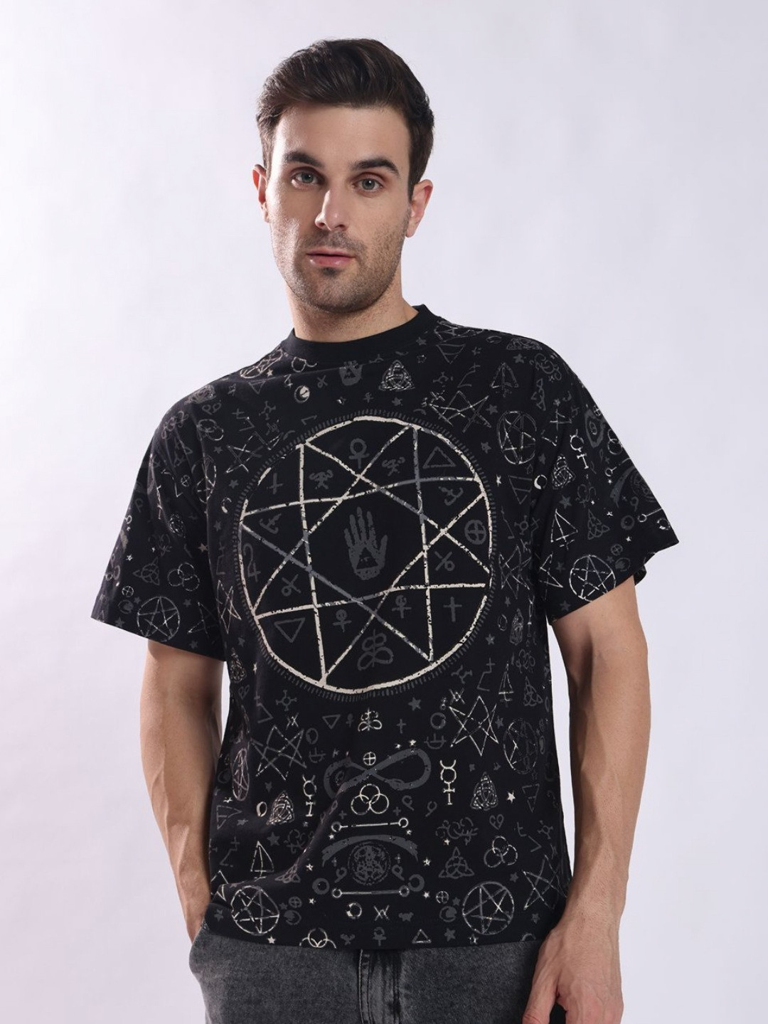 PUNK Men Goth Printed T-shirt
