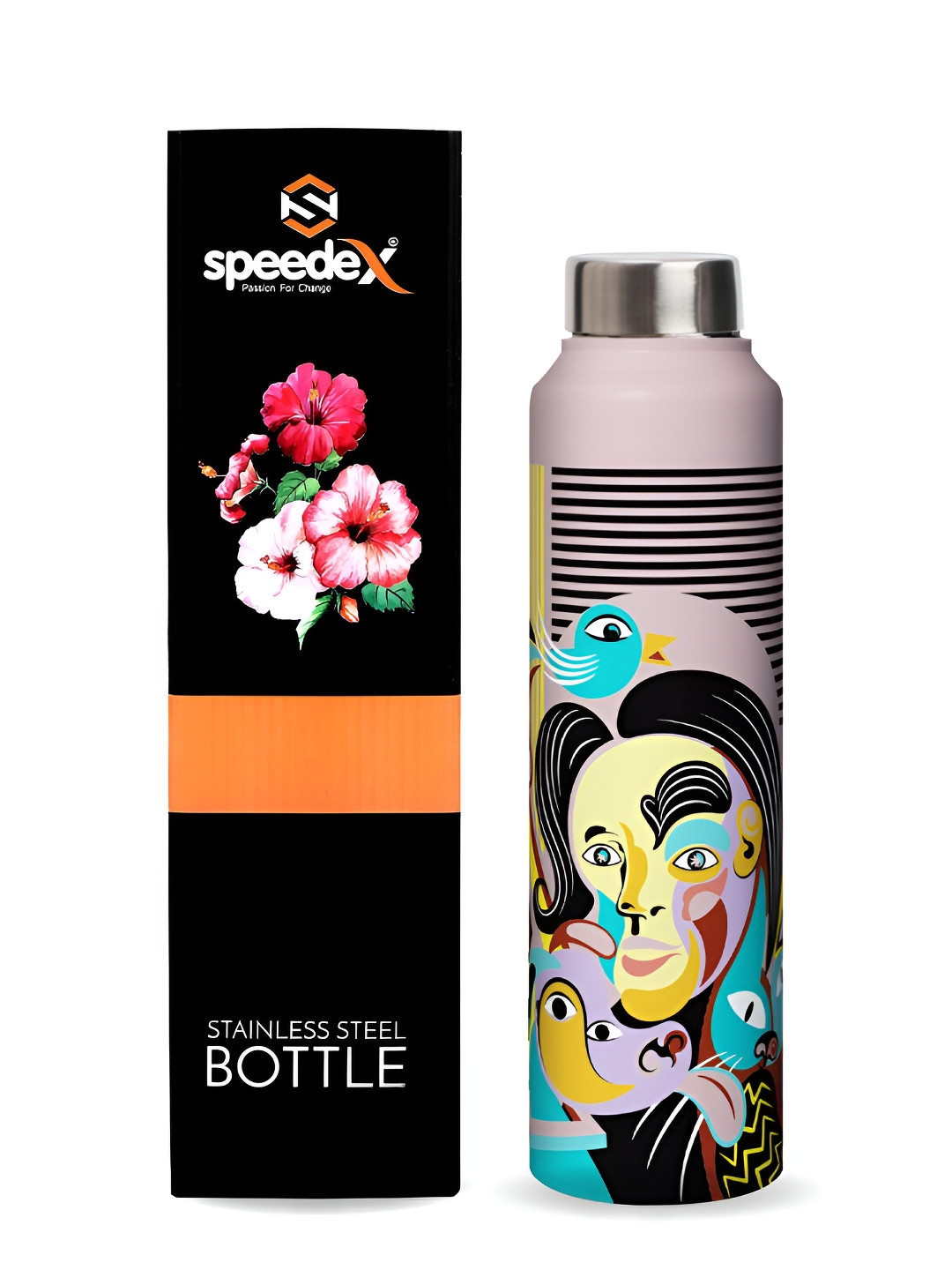 Speedex Atelier Love For Art Conversational Stainless Steel Spill Proof Water Bottle - 1L