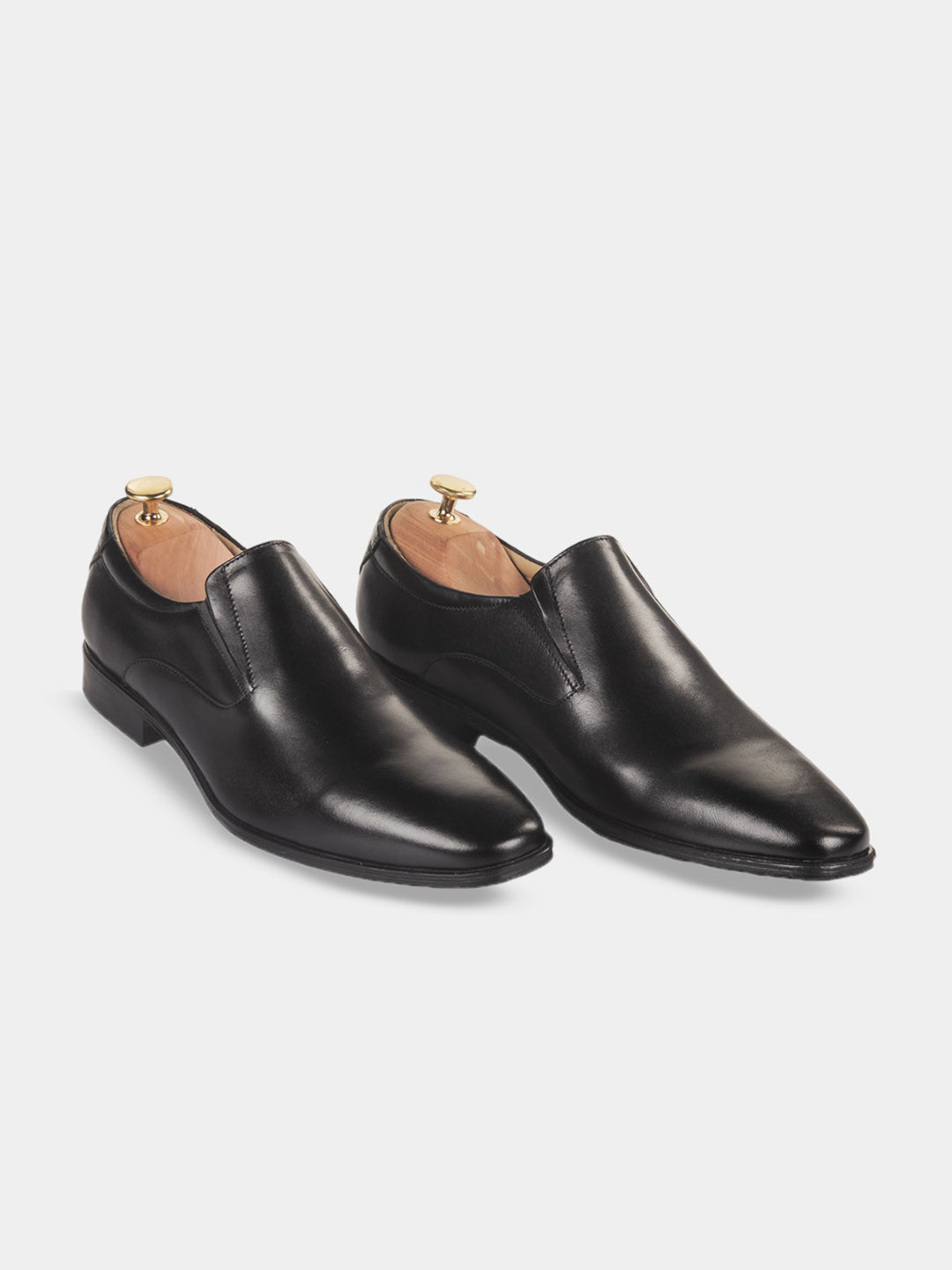 LA MARCA Men Leather Formal Slip-Ons
