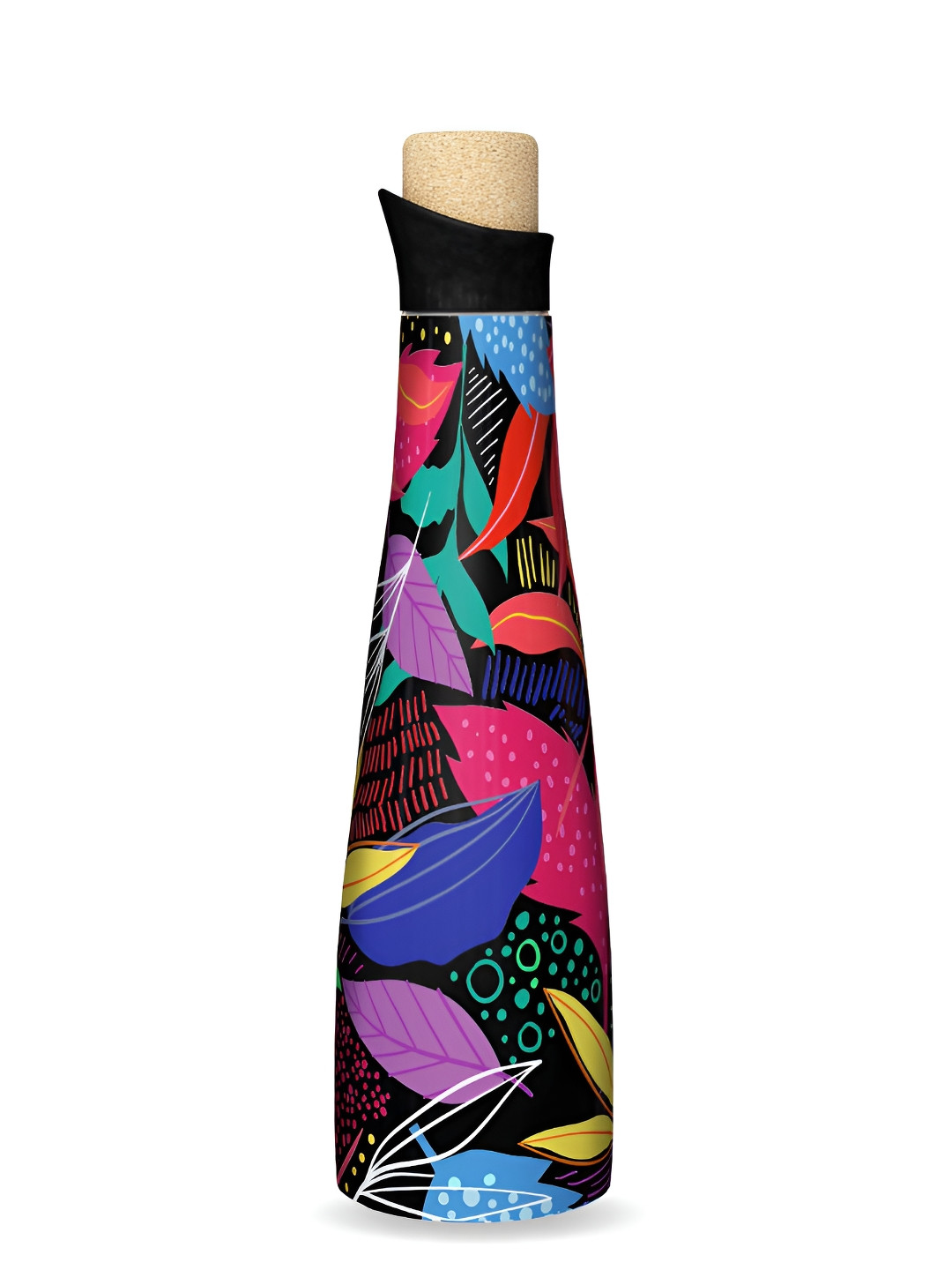 Speedex Magical Art Pink Tropical Stainless Steel BPA Free Water Bottle - 500ml