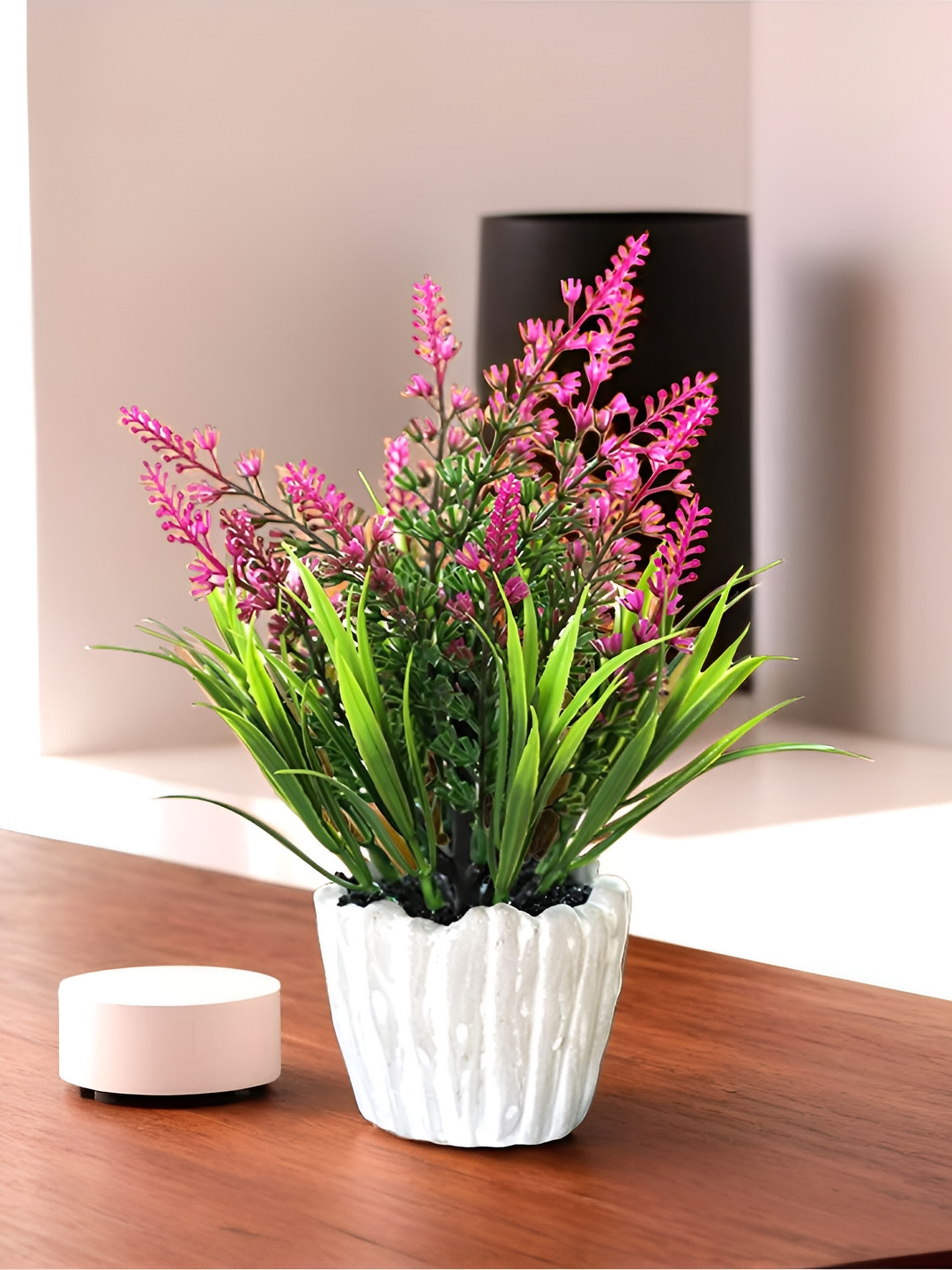 UMAI Pink & Green Bonsai Artificial Flower With Pot
