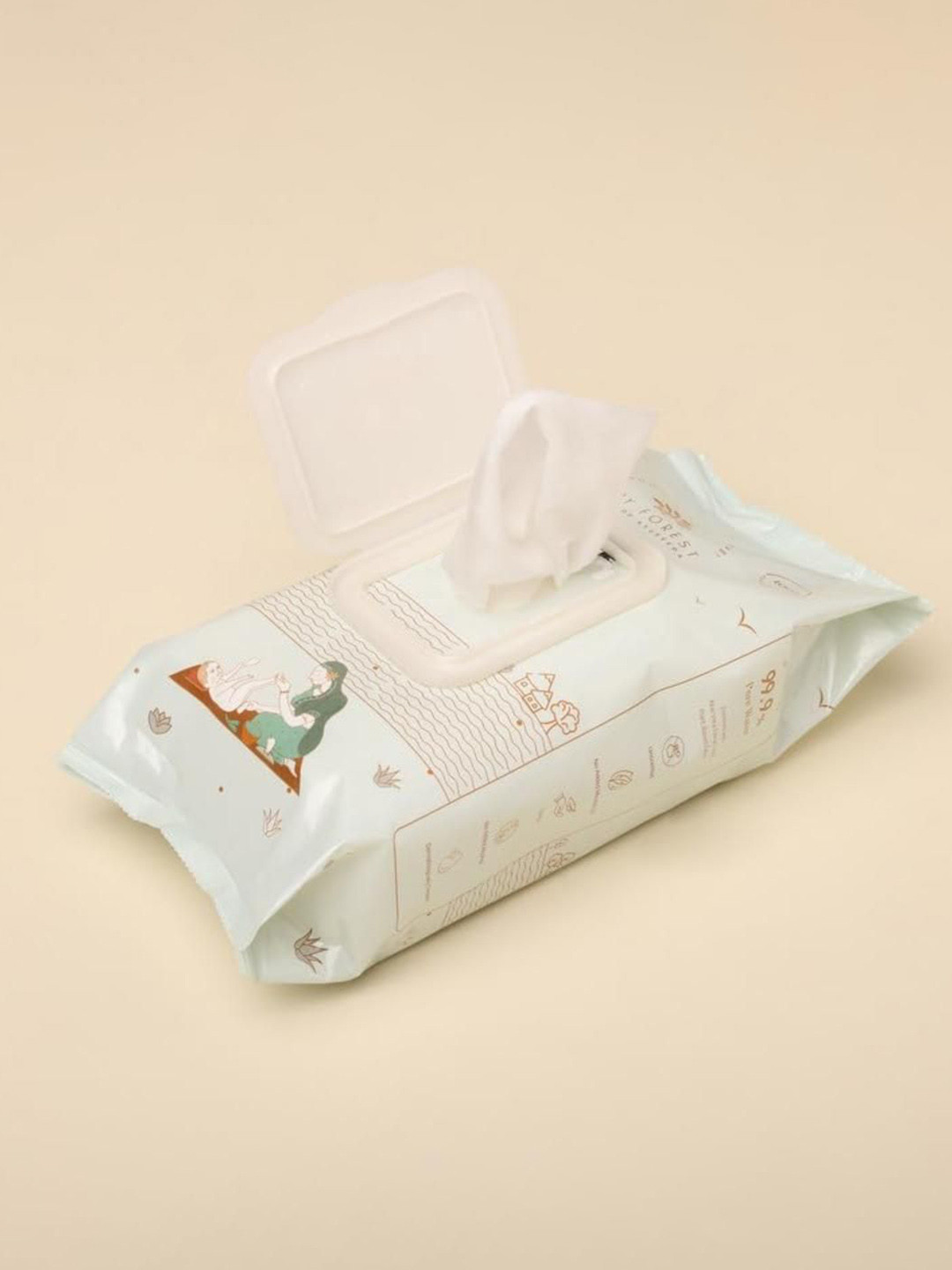 Baby Forest Neer 99.9% Water Baby Wipes - 72 Wipes