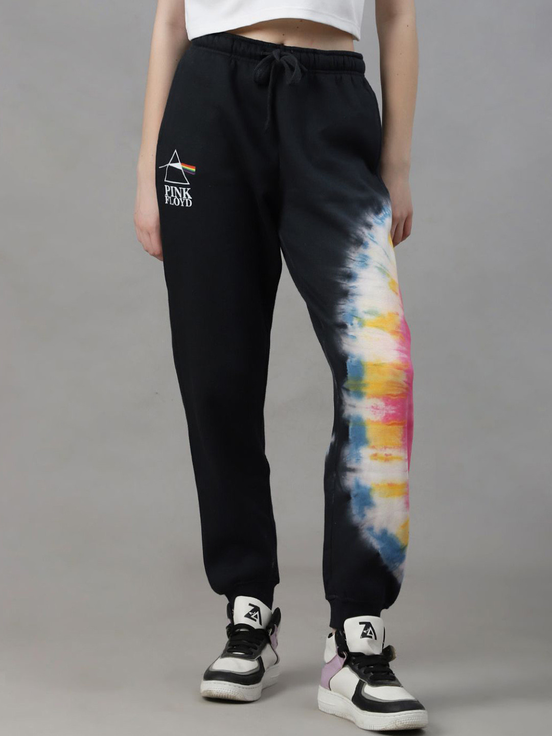 Free Authority Women Pink Floyd Printed Joggers