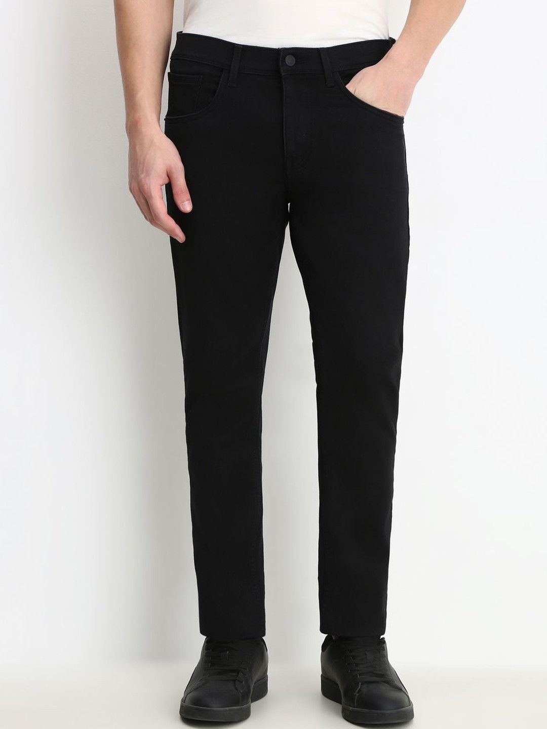 Allen Solly Men Clean Look No Fade Mid-Rise Slim Fit Jeans