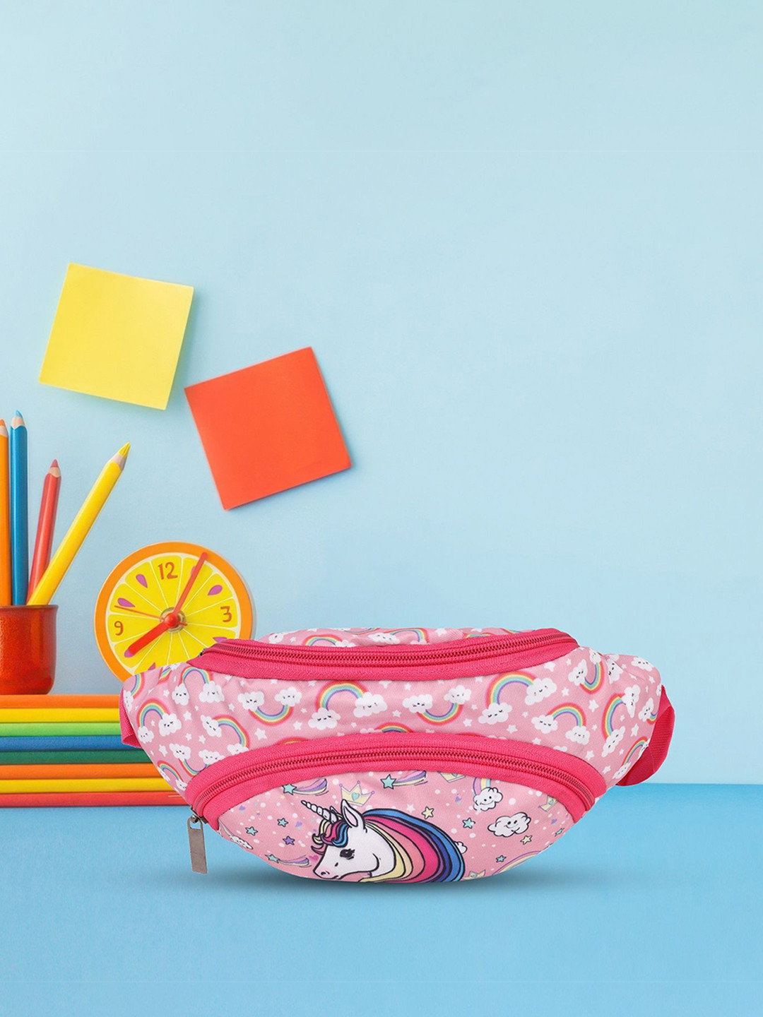 ECHOBOOMERS Unisex Lids Unicorn Printed Waist Pouch