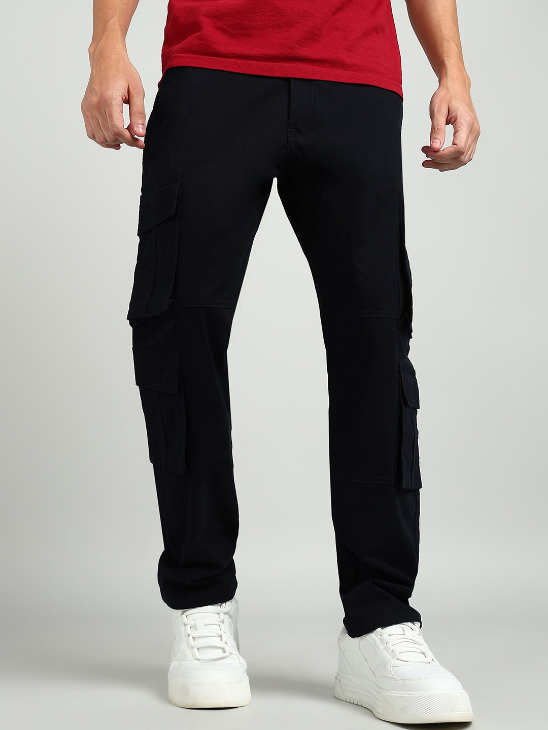 AFLASH Men Cotton Regular Fit High-Rise Light Fade Jeans