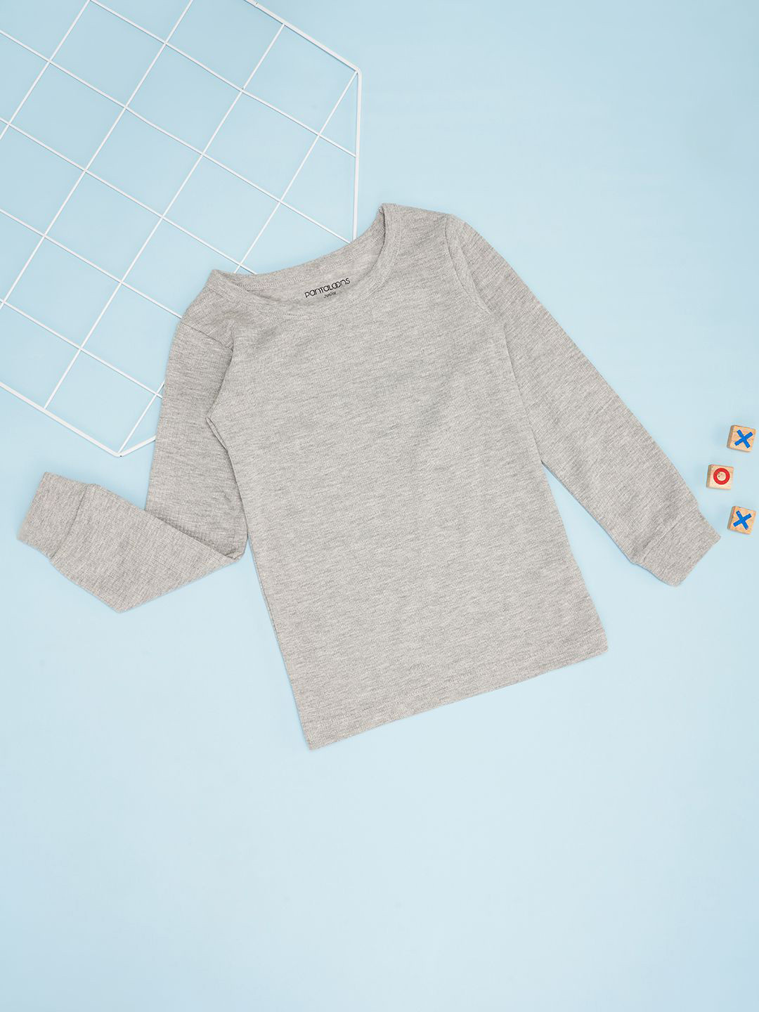 Pantaloons Junior Boys Round Neck Cotton Thermal Tops