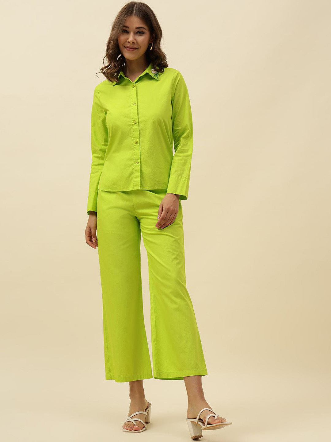 Beatnik Long Sleeves Shirt With Trousers