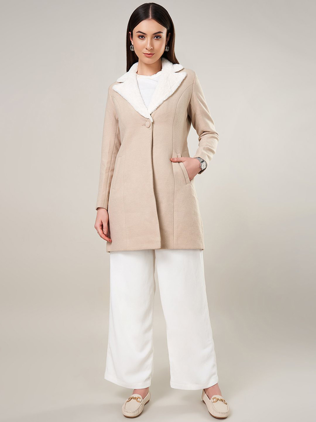 Annabelle by Pantaloons Women Longline Tailored Jacket