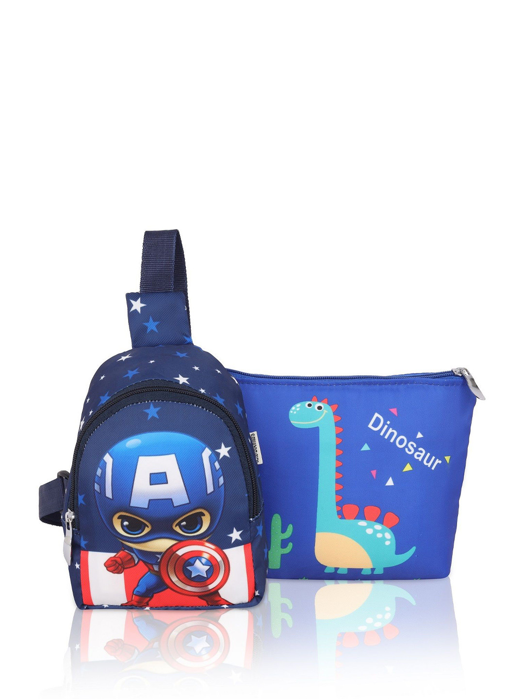 ECHOBOOMERS Unisex Graphic Printed Crossbody Sling Bag Backpack