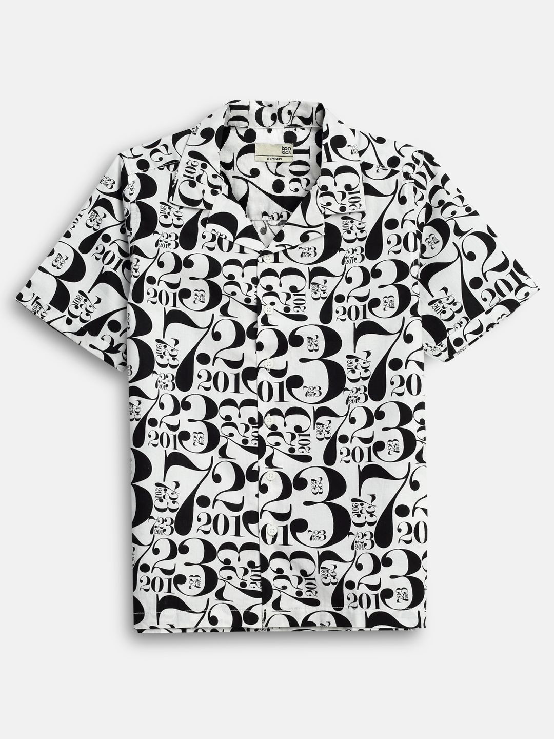 BONKIDS Boys Animal Opaque Printed Casual Shirt