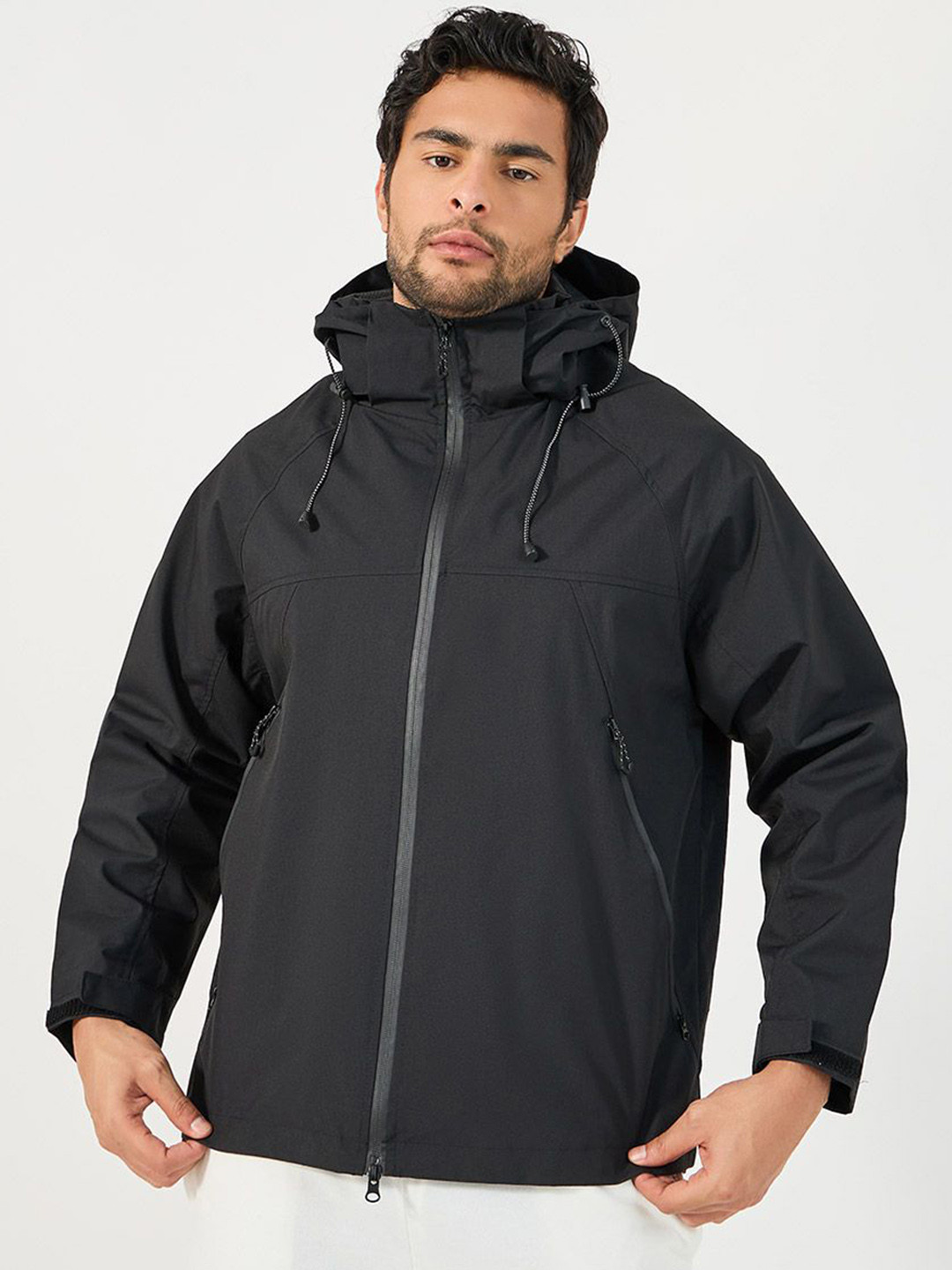 Styli Hooded Windbreaker Sporty Jacket