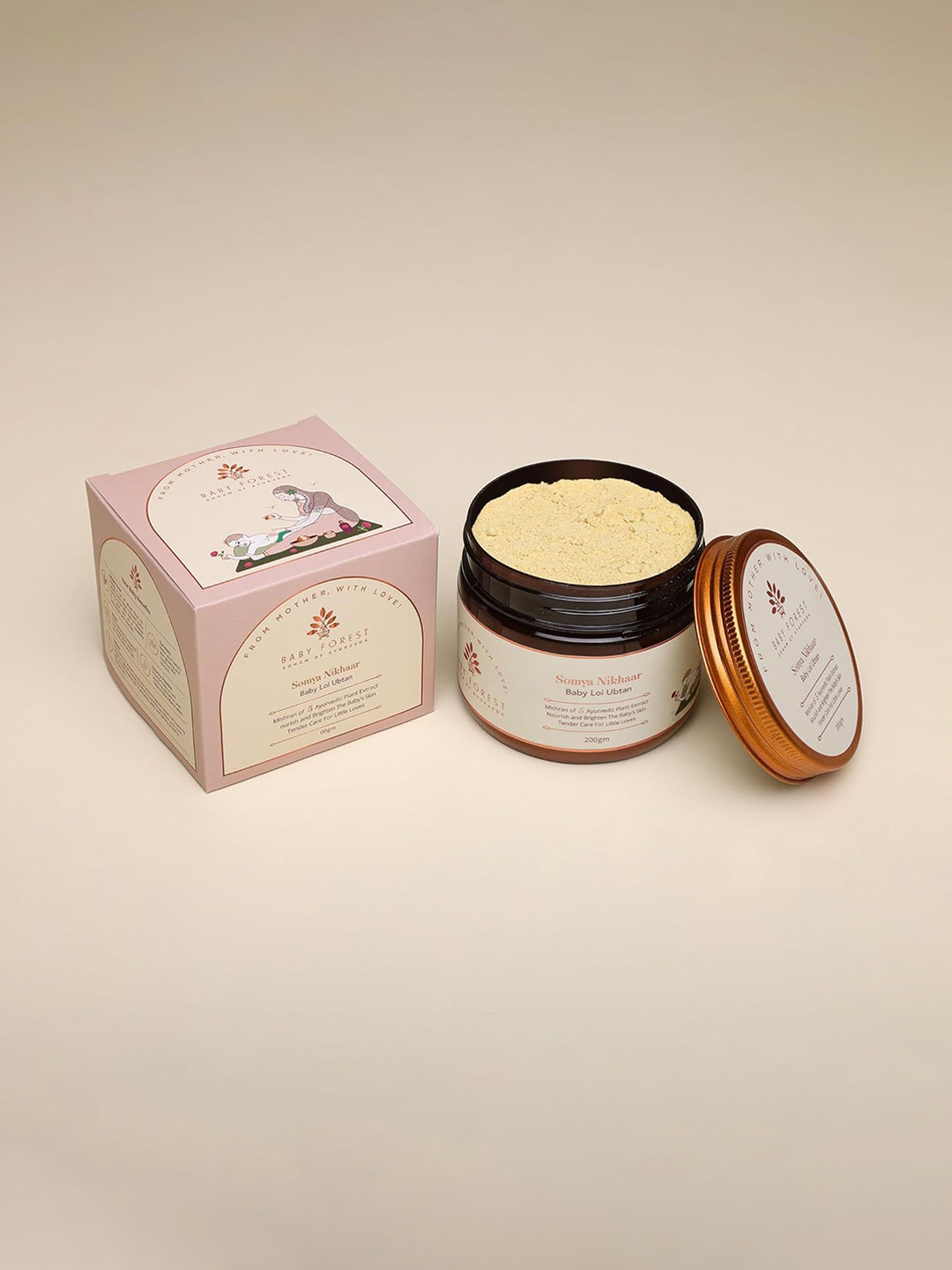 Baby Forest Somya Nikhaar Baby Loi Ubtan - 200g
