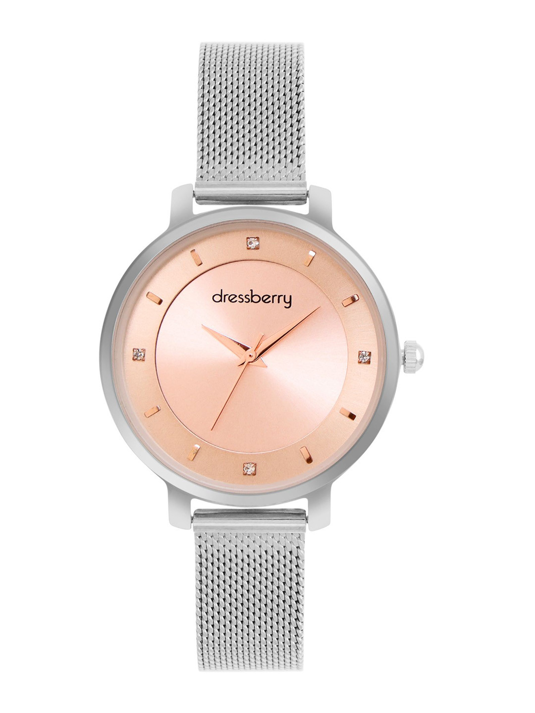 DressBerry Women Brass Dial & Straps Analogue Watch DB-SS24-15A