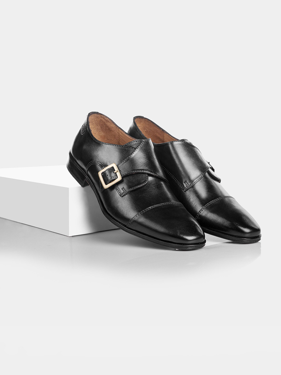 LA MARCA Men Formal Monk Shoes