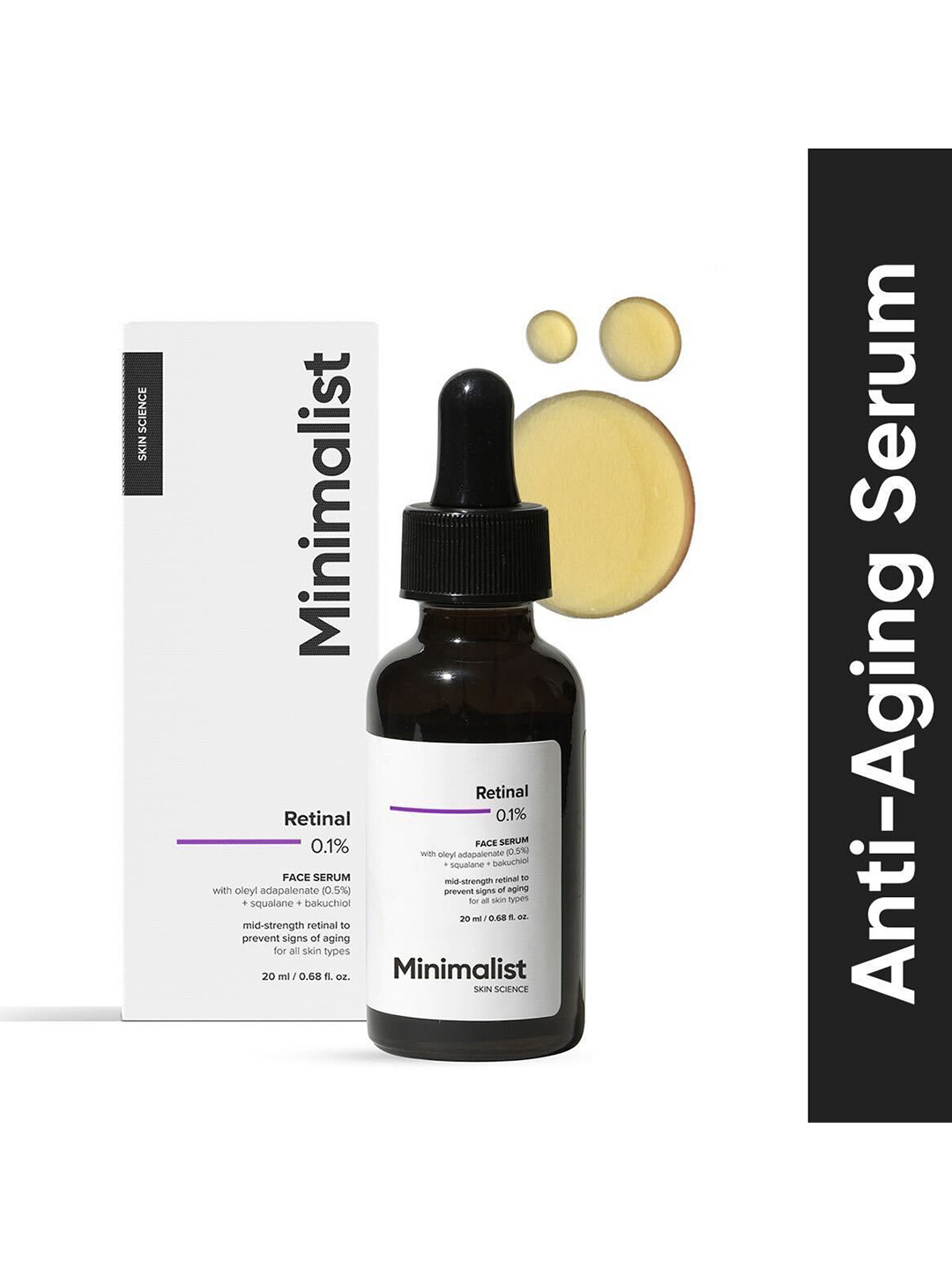 Minimalist Retinal 0.1% Face Serum- 20 ml