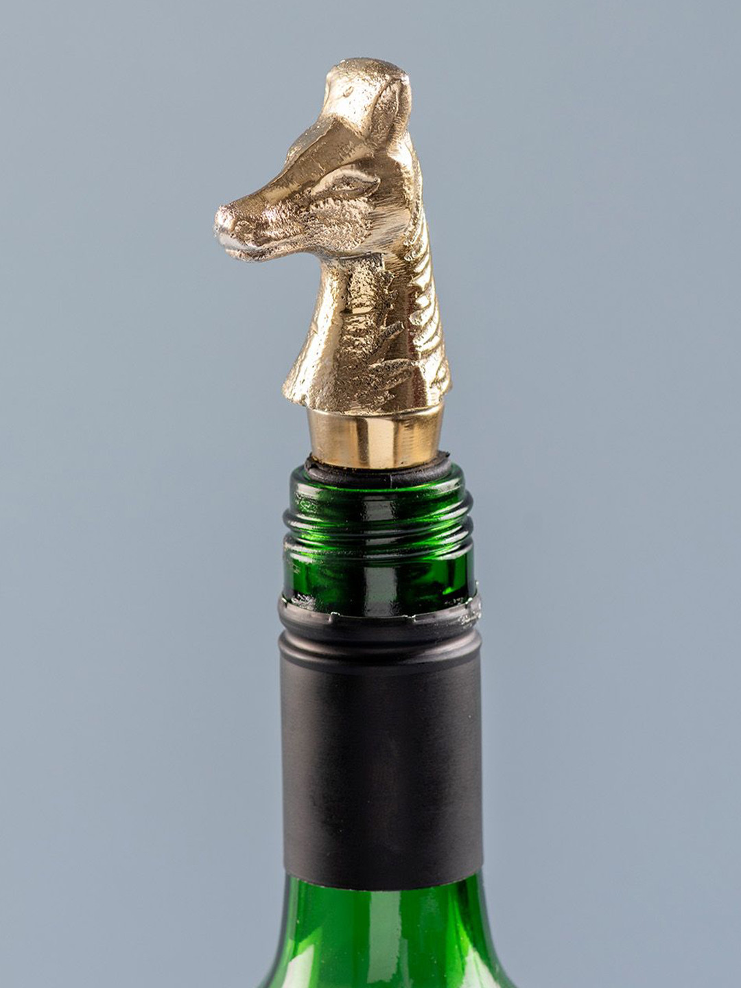 nestroots Stainless Steel Horse Design Bottle Stopper