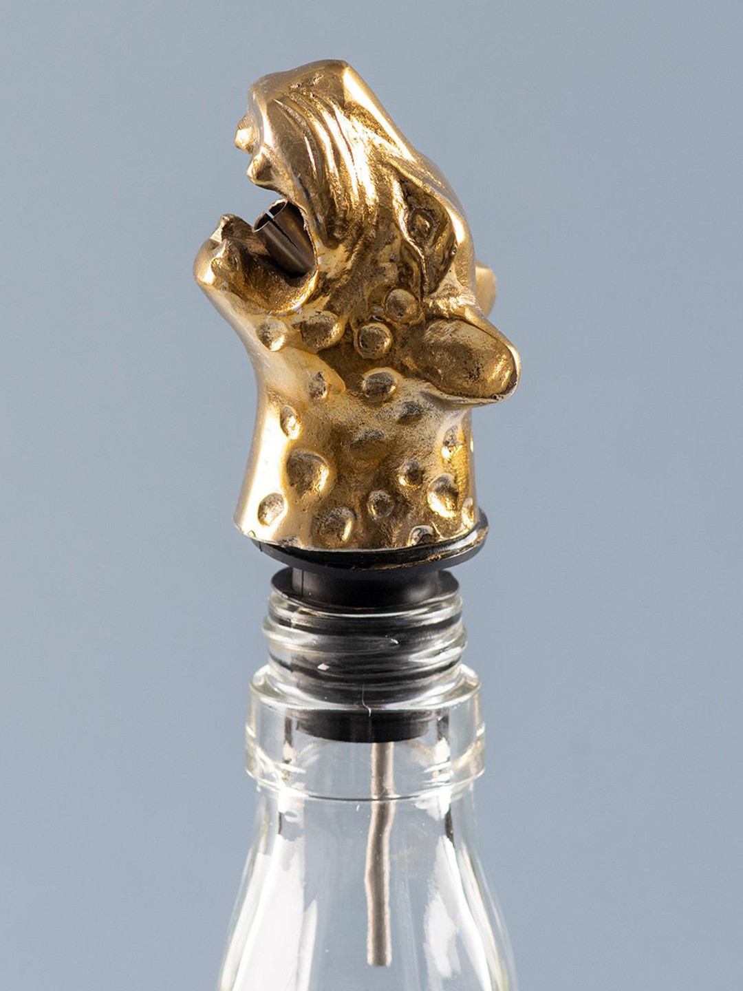 Nestroots Yellow Tiger Shaped Bottle Pourer