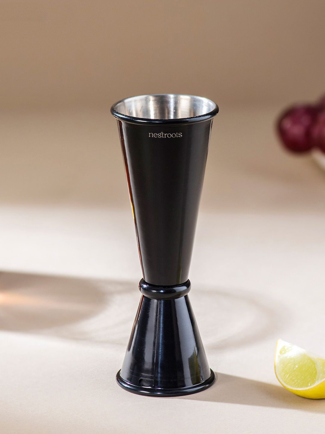 Nestroots Black Double Sided Peg Measurer