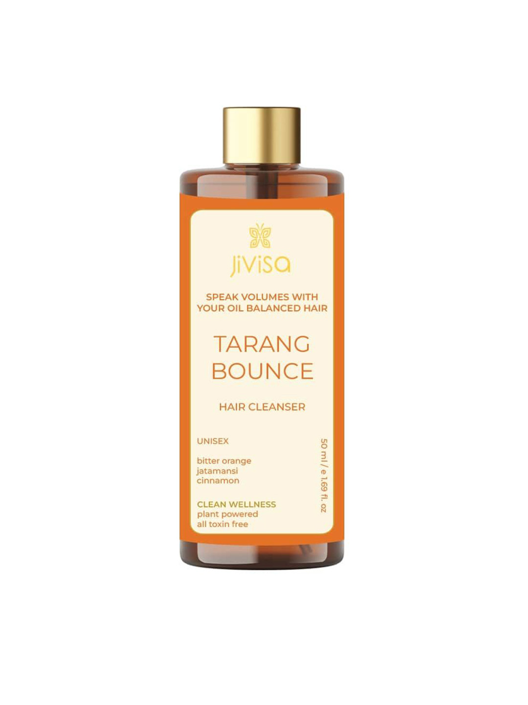 JiViSa Tarang Bounce Hair Cleanser for Oil Balancing and Volume Boost - 50 ml