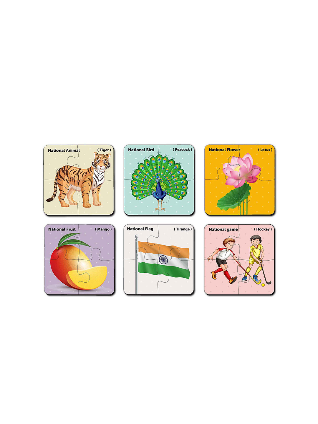 Mini Leaves Printed Wooden Activity Toys & Games