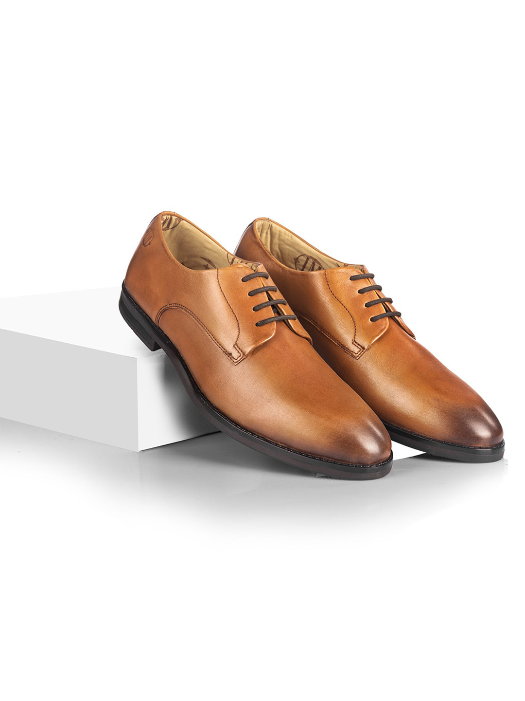 LA MARCA Men Lace Up Formal Derbys