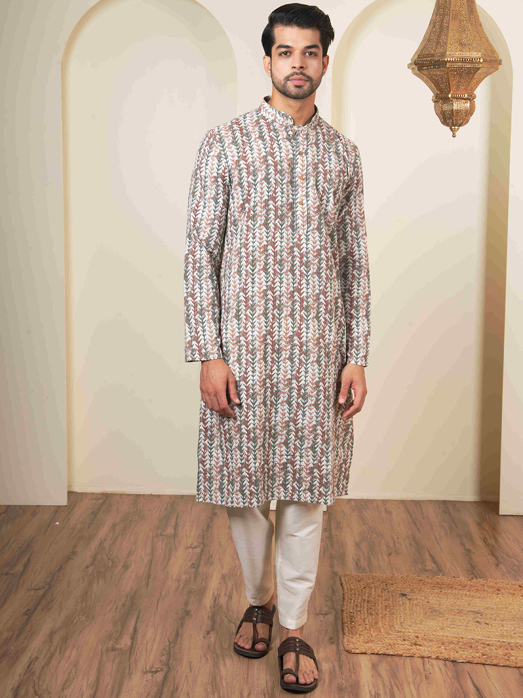 Ethnic India Men Printed Kurta