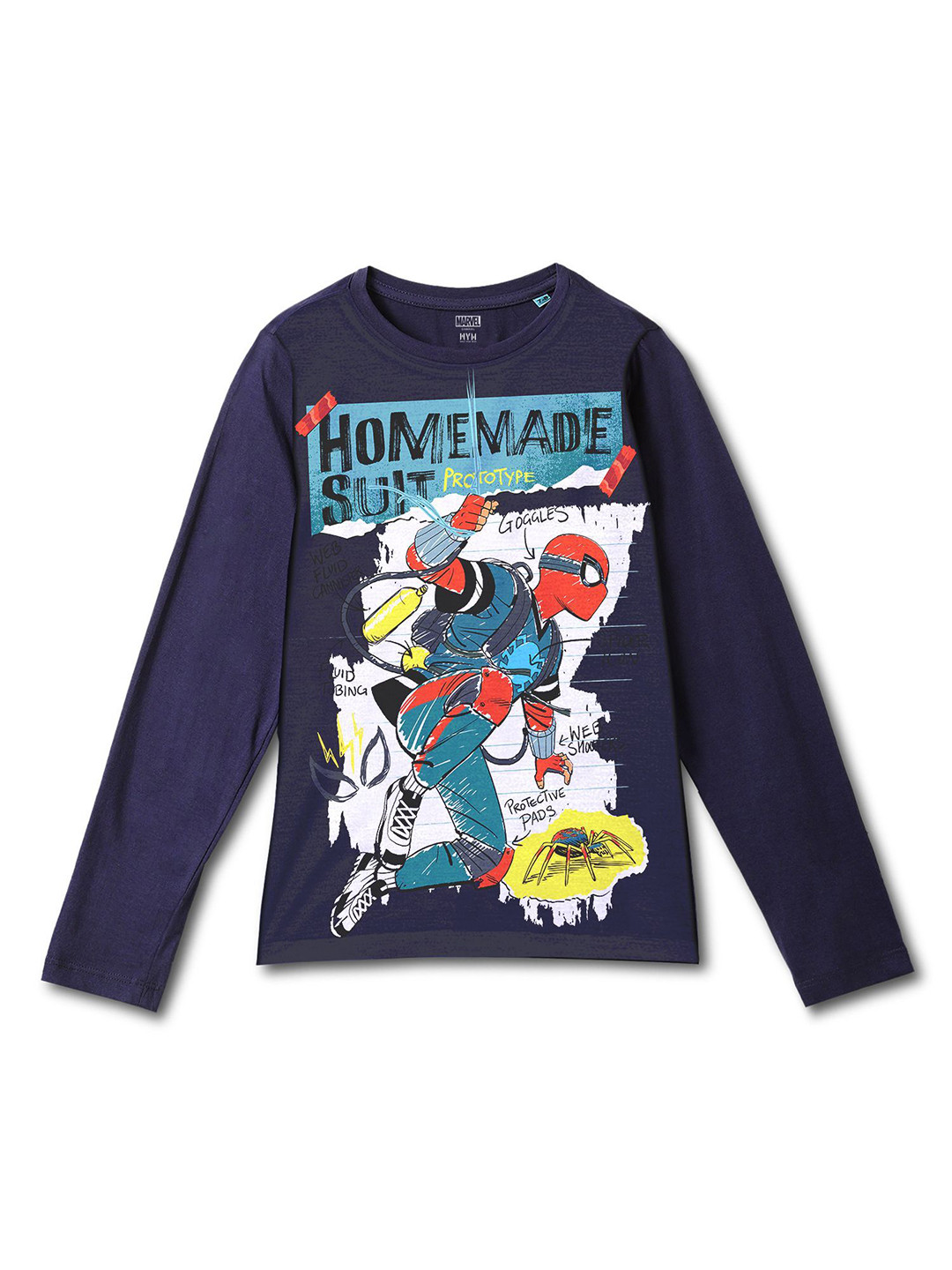 Wear Your Mind Boys Printed Applique T-shirt