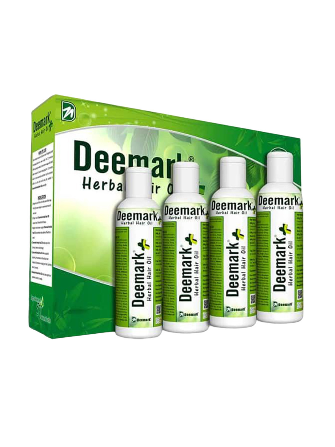 DEEMARK Set Of 4 Herbal Hair Oil Plus With Amla - 200 ml Each
