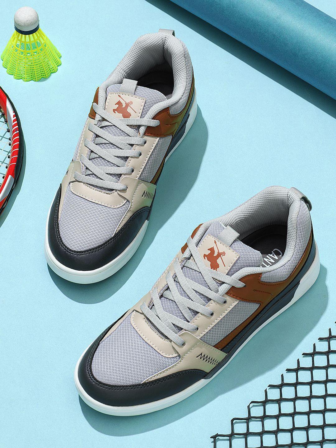 Cantabil Men Colourblocked Sneakers